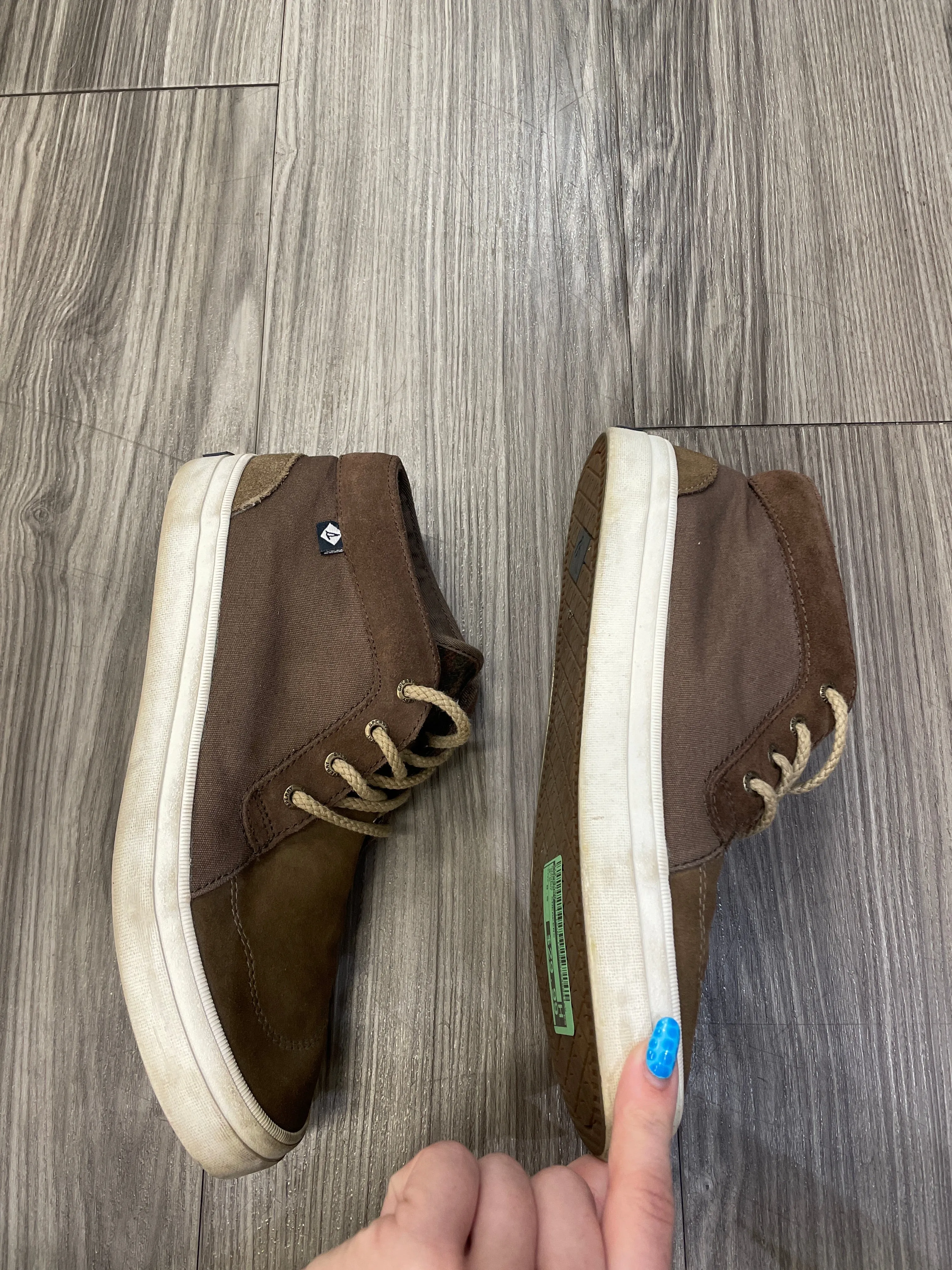 Chaussures Sneakers par Sperry en marron, Taille : 8.5