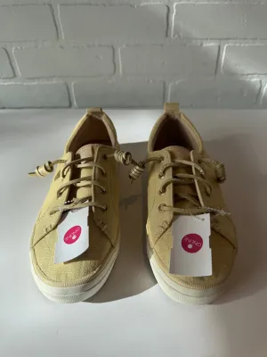 Chaussures Sneakers par Sperry en jaune, Taille : 7