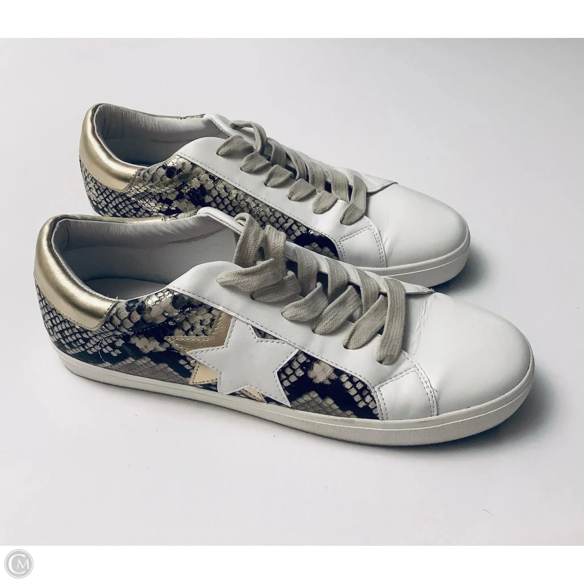 Chaussures Sneakers par Steve Madden en imprimé animal, Taille : 11