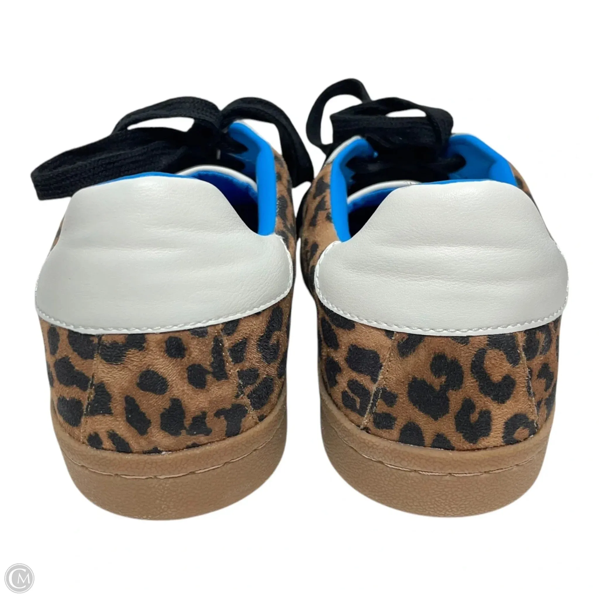 Chaussures Sneakers par Steve Madden en imprimé animal, Taille : 8.5