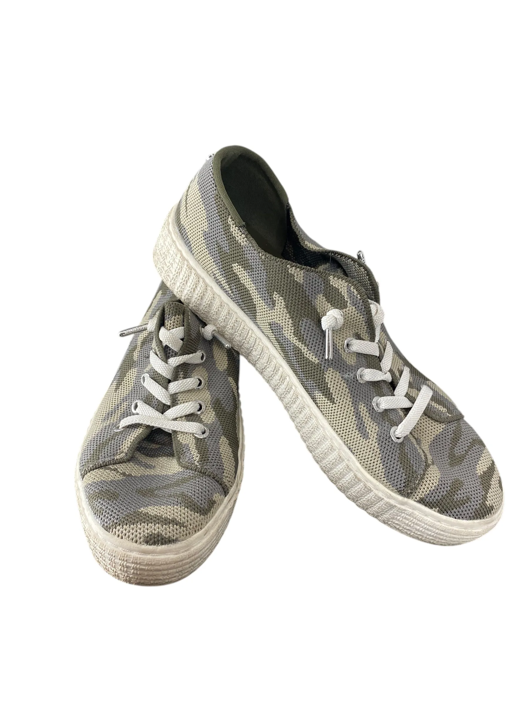 Chaussures Sneakers par Steve Madden en impression camouflage, taille : 8