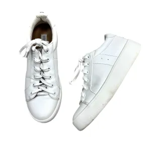 Chaussures Sneakers Par Steve Madden En Blanc, Taille : 9