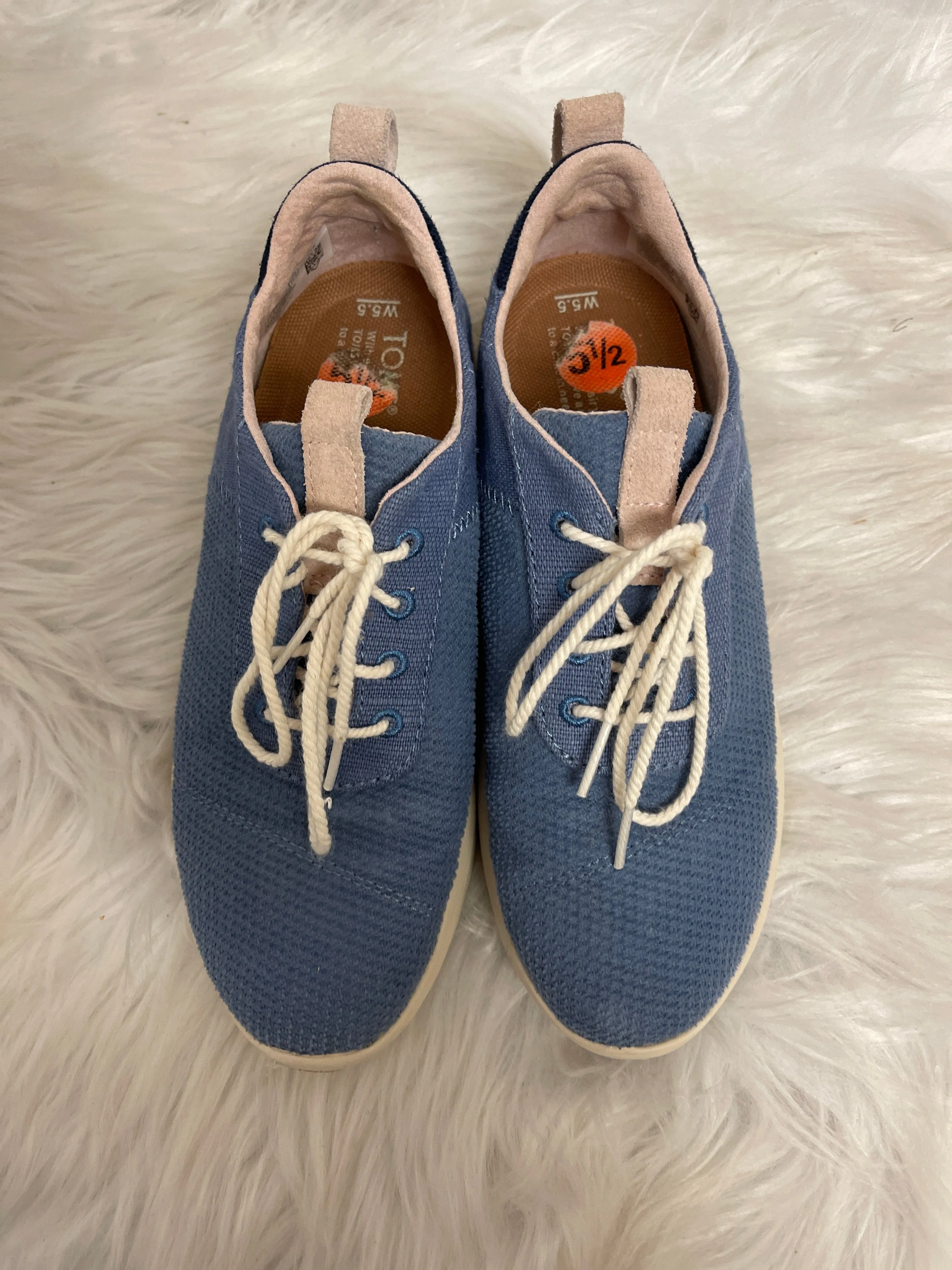 Chaussures Sneakers Par Toms En Bleu, Taille : 5.5