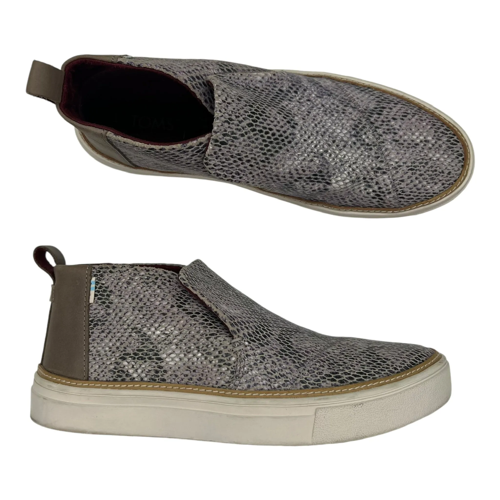Chaussures Sneakers Par Toms En Marron & Crème, Taille : 6