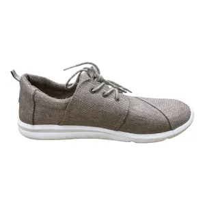Chaussures Sneakers Par Toms En Marron & Blanc, Taille : 8.5