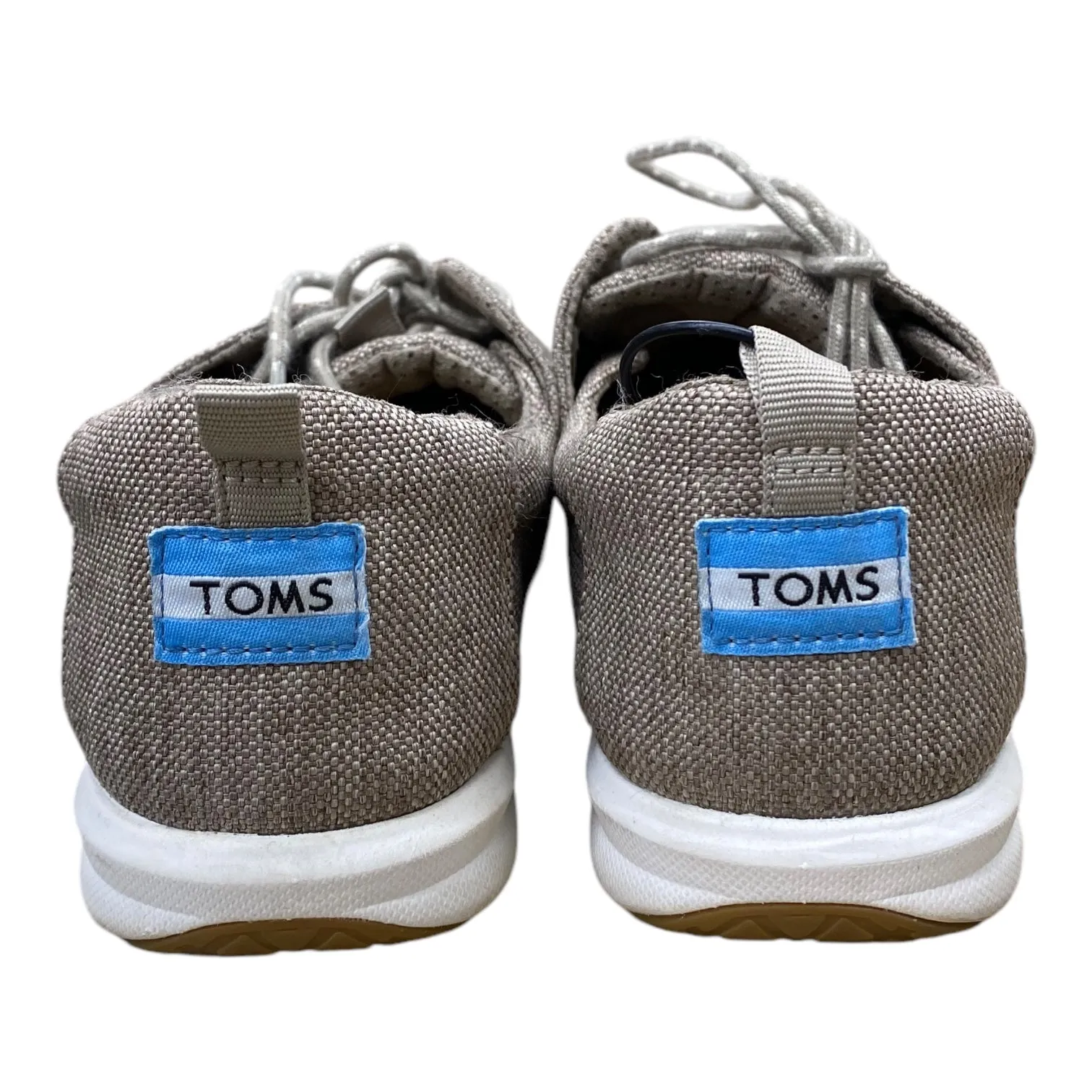 Chaussures Sneakers Par Toms En Marron & Blanc, Taille : 8.5