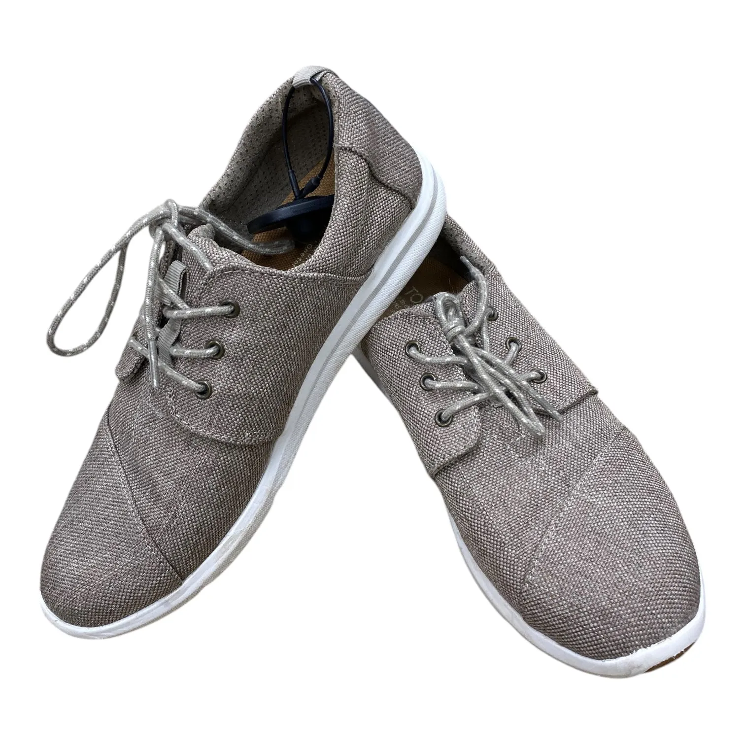 Chaussures Sneakers Par Toms En Marron & Blanc, Taille : 8.5