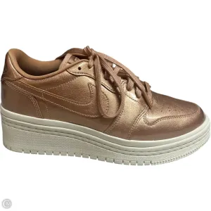 Chaussures Sneakers Plateforme Par Nike En Rose & Jaune, Taille : 8