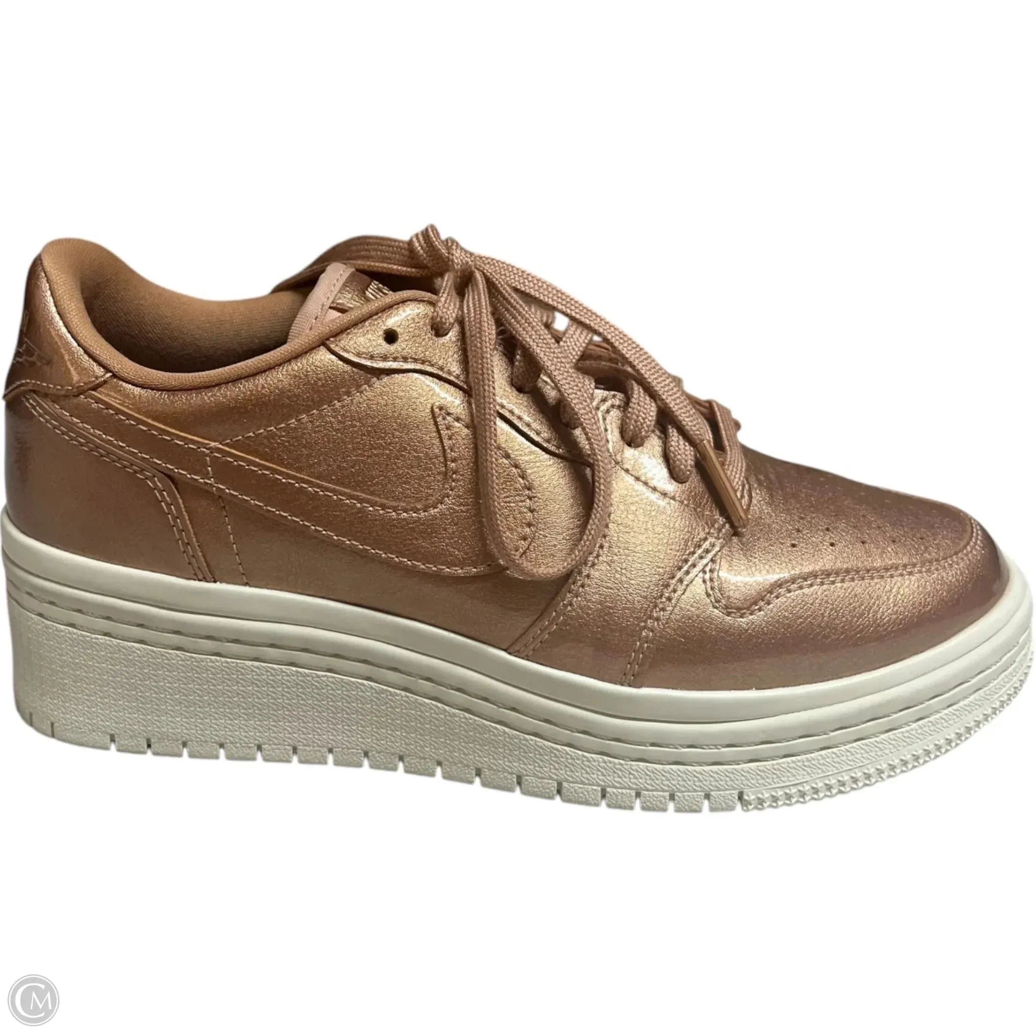 Chaussures Sneakers Plateforme Par Nike En Rose & Jaune, Taille : 8