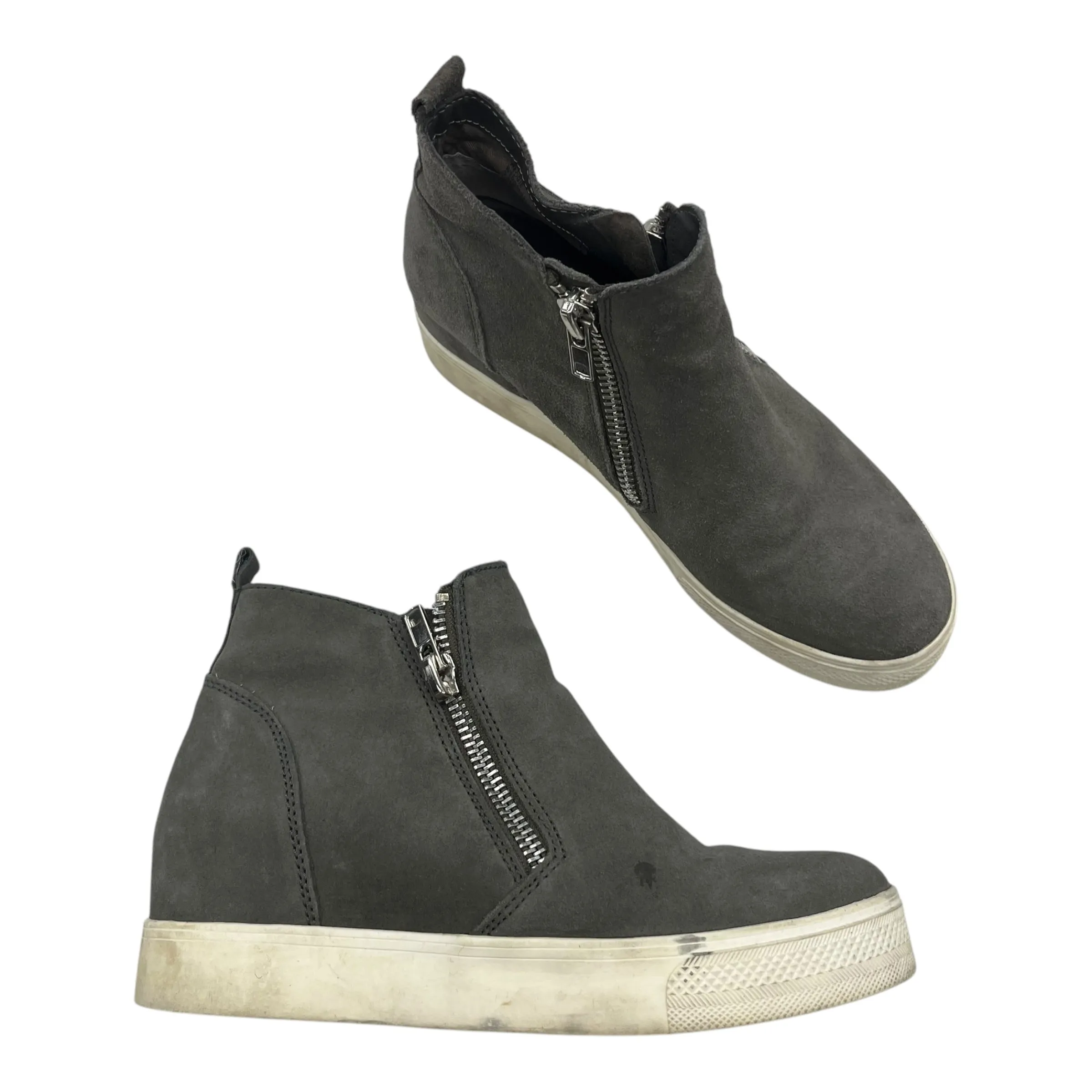 Chaussures Sneakers Plateforme Par Steve Madden En Gris, Taille:9.5