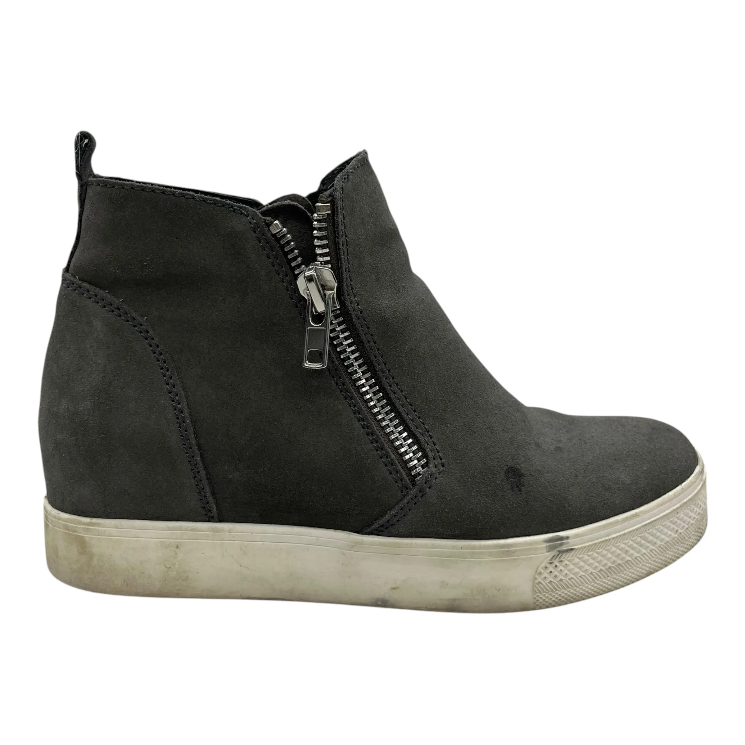 Chaussures Sneakers Plateforme Par Steve Madden En Gris, Taille:9.5