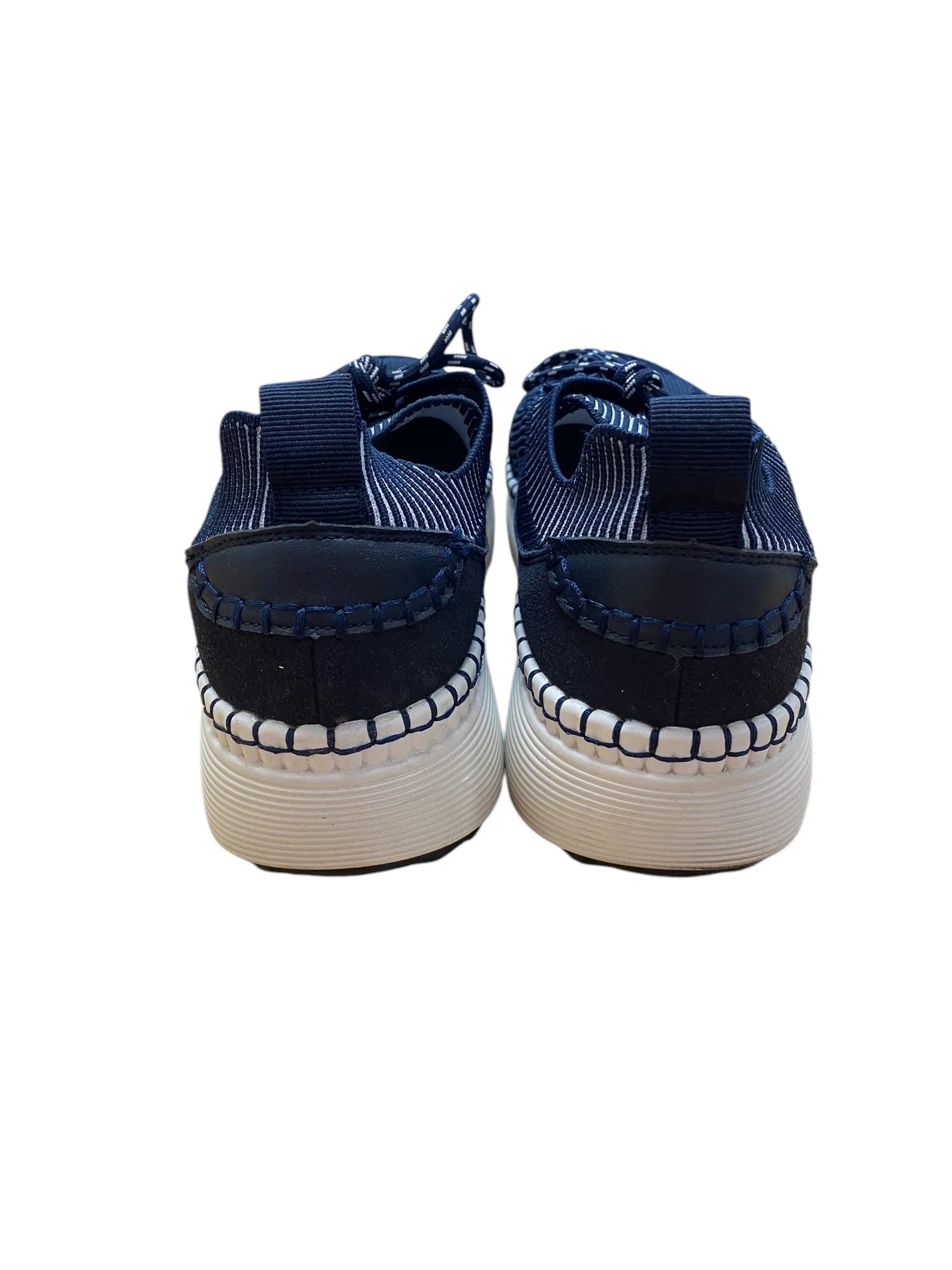 Chaussures Sneakers Plateforme Par Steve Madden En Marine, Taille : 8