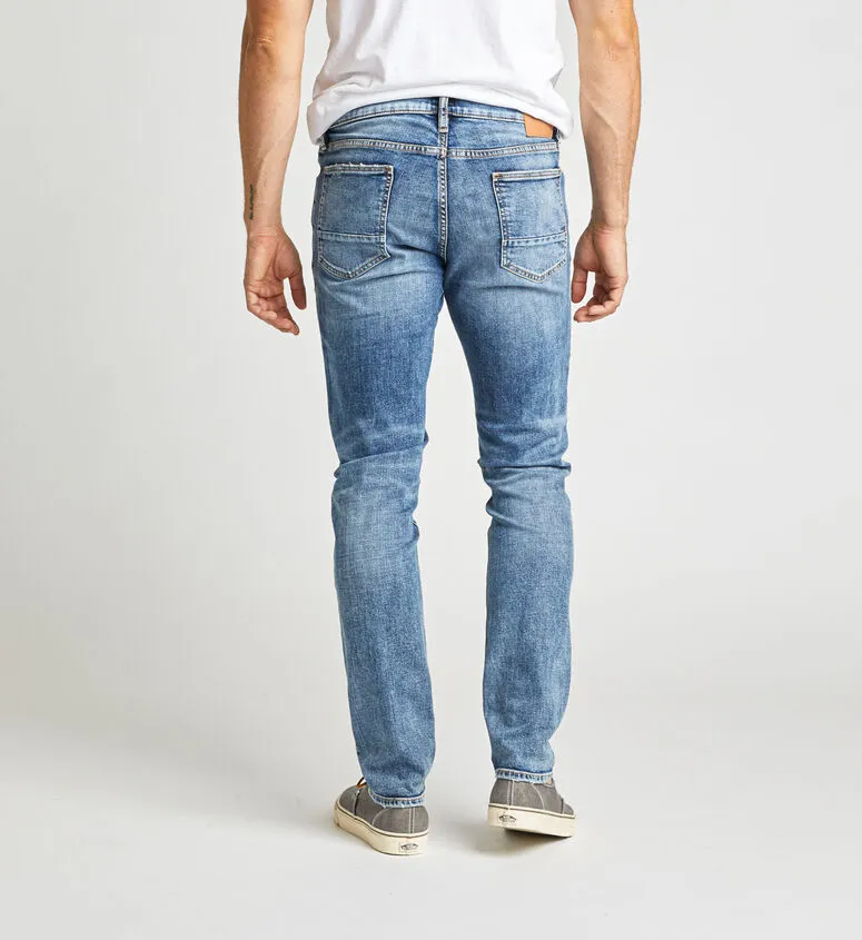 Silver Kenaston Slim Fit Jambe Effilée