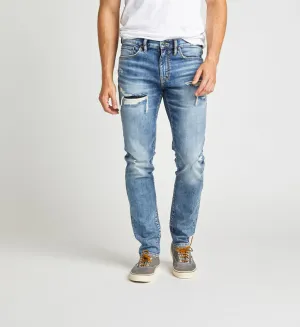 Silver Kenaston Slim Fit Jambe Effilée
