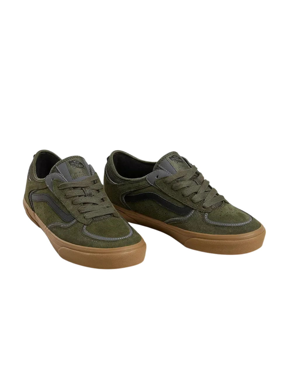 Chaussures Skate Rowley en Vert & Gomme