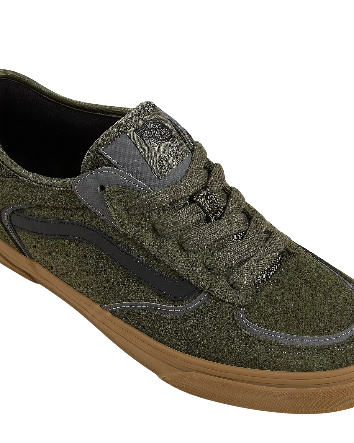 Chaussures Skate Rowley en Vert & Gomme