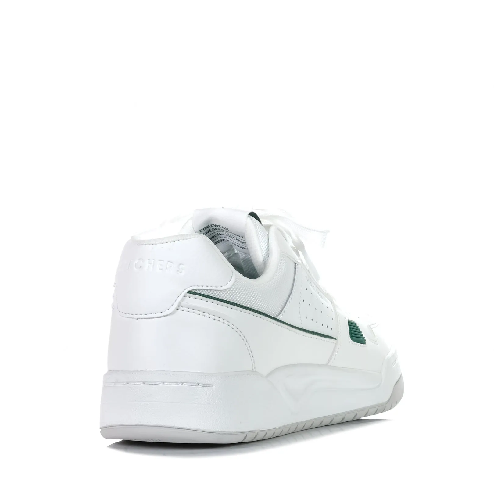 Skechers Koopa Court - Tiebreak 183250 Chaussures Blanc/Vert_Skechers