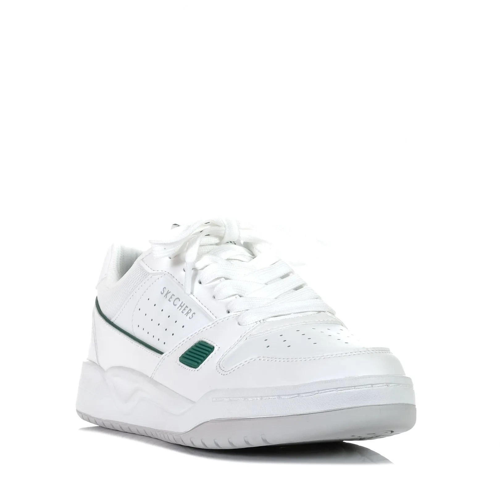 Skechers Koopa Court - Tiebreak 183250 Chaussures Blanc/Vert_Skechers