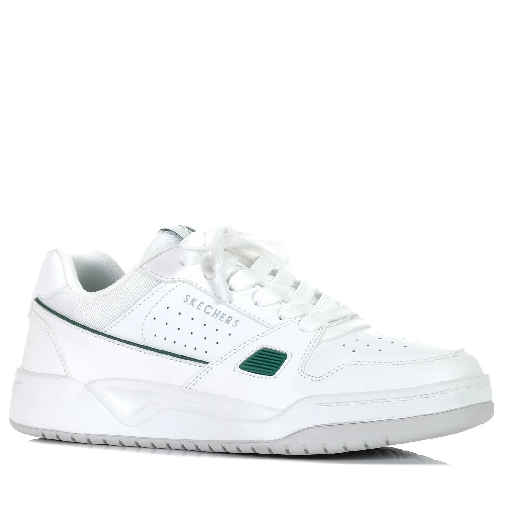 Skechers Koopa Court - Tiebreak 183250 Chaussures Blanc/Vert_Skechers