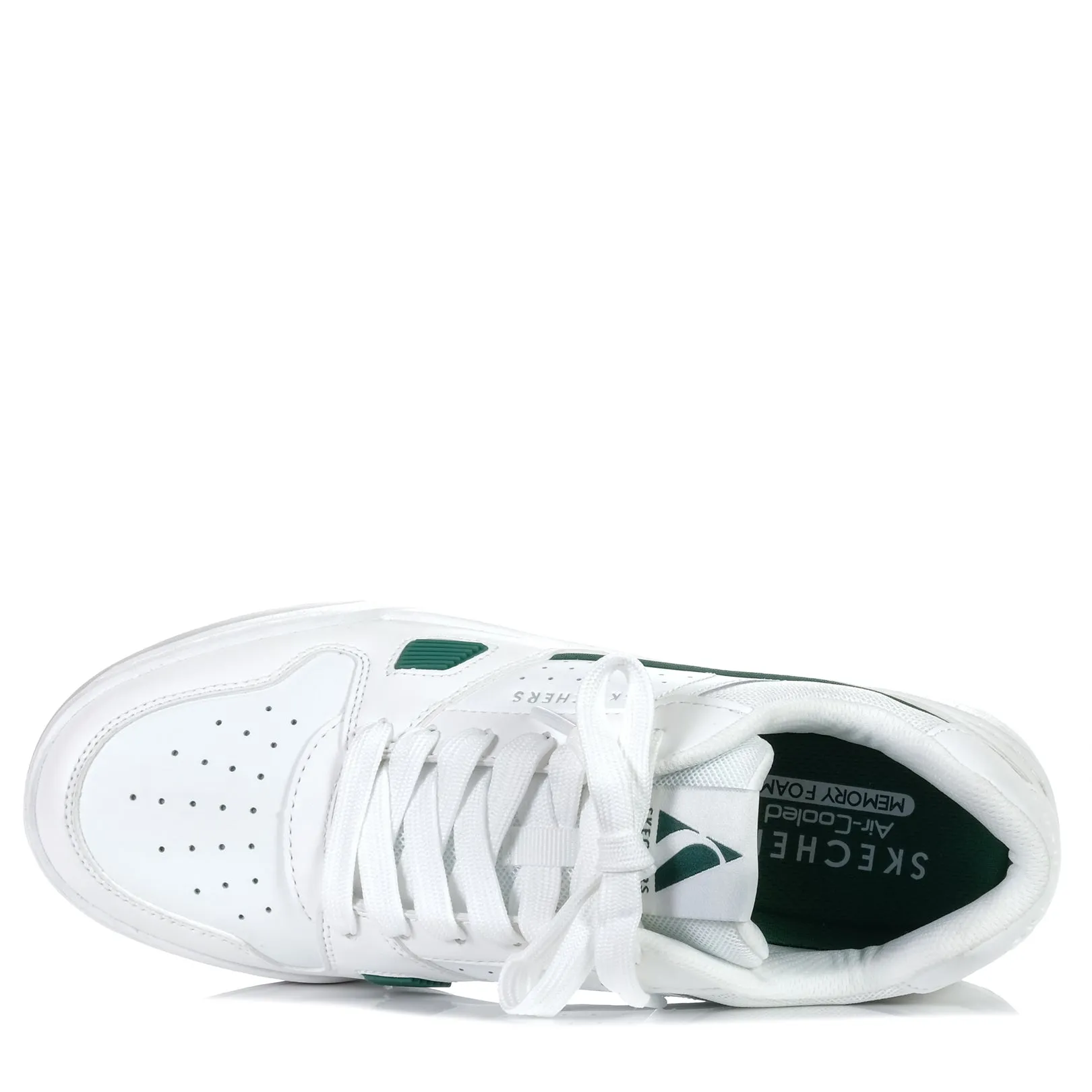 Skechers Koopa Court - Tiebreak 183250 Chaussures Blanc/Vert_Skechers