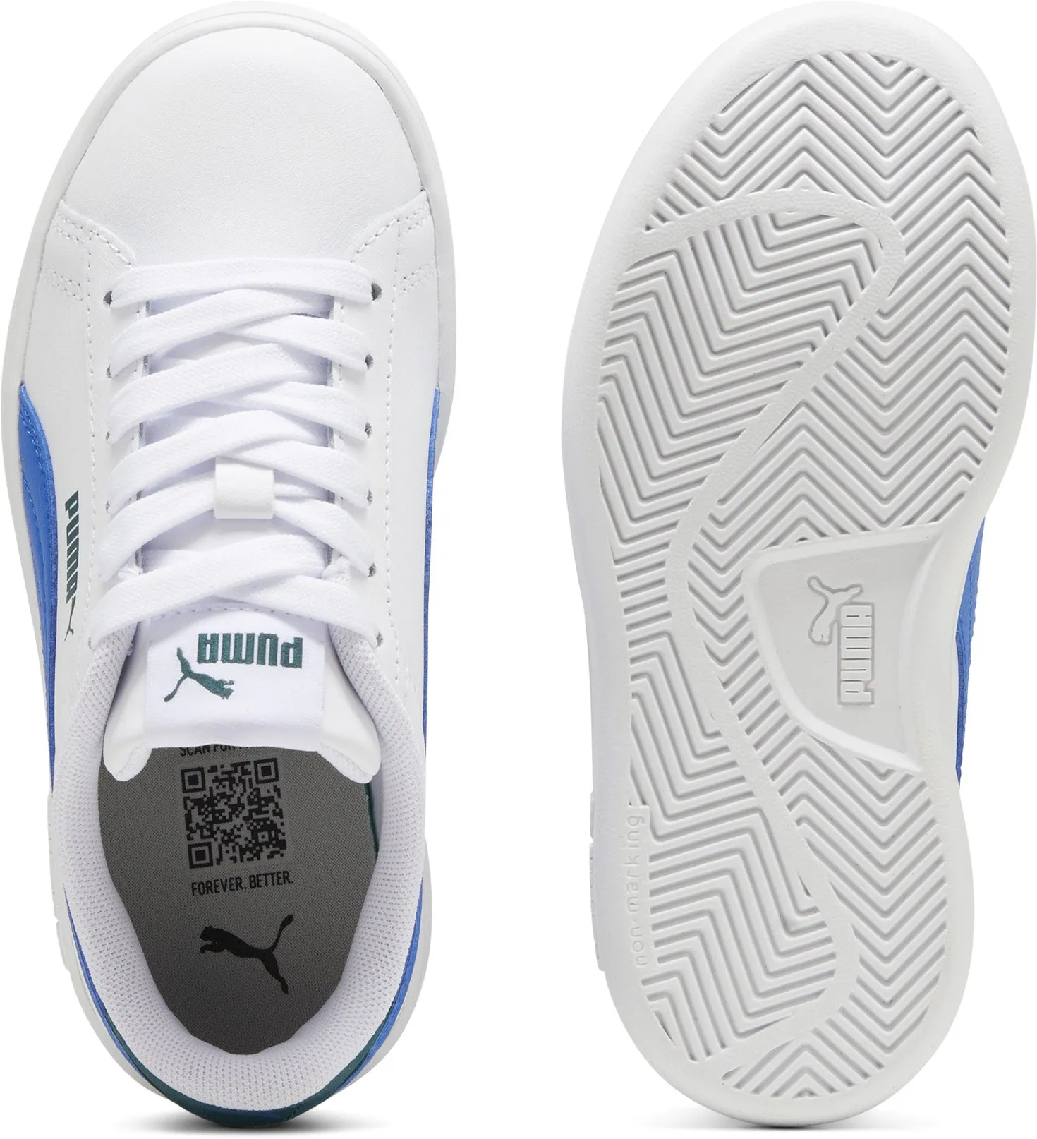 SMASH 3.0 Chaussures de Sport en Cuir pour Enfants PS