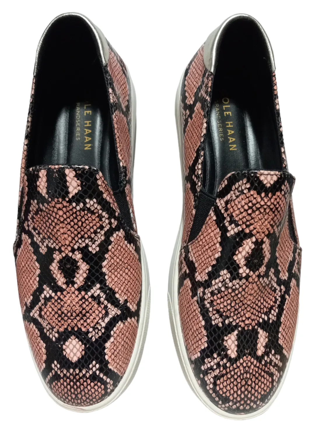 Chaussures de sport en imprimé serpent Cole Haan, taille 8