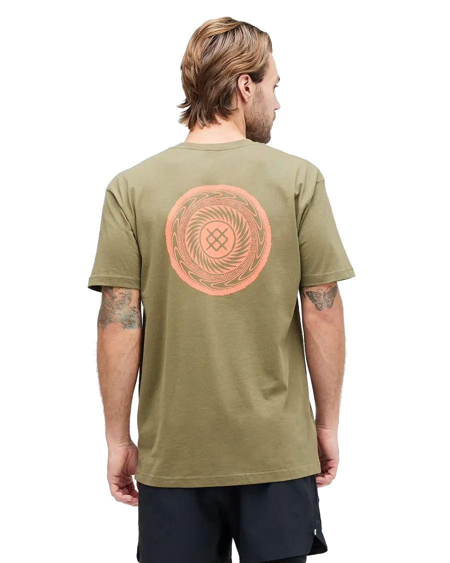T-shirt Gyrate de Stance Clothing en vert militaire