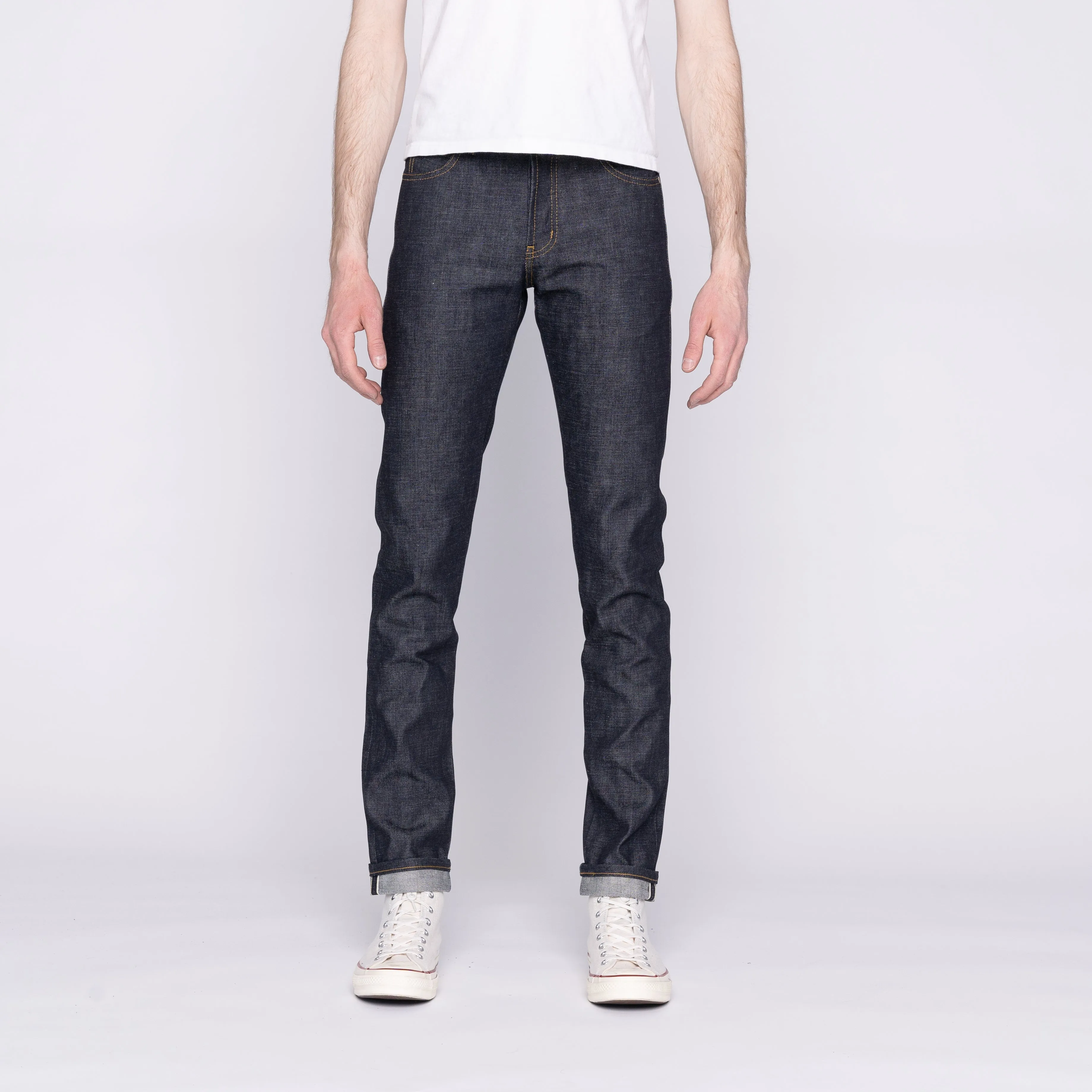 Super Guy - Jeans Selvedge en Or Véritable Deadstock
