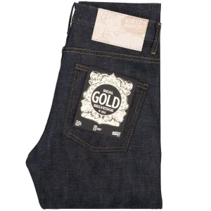 Super Guy - Jeans Selvedge en Or Véritable Deadstock