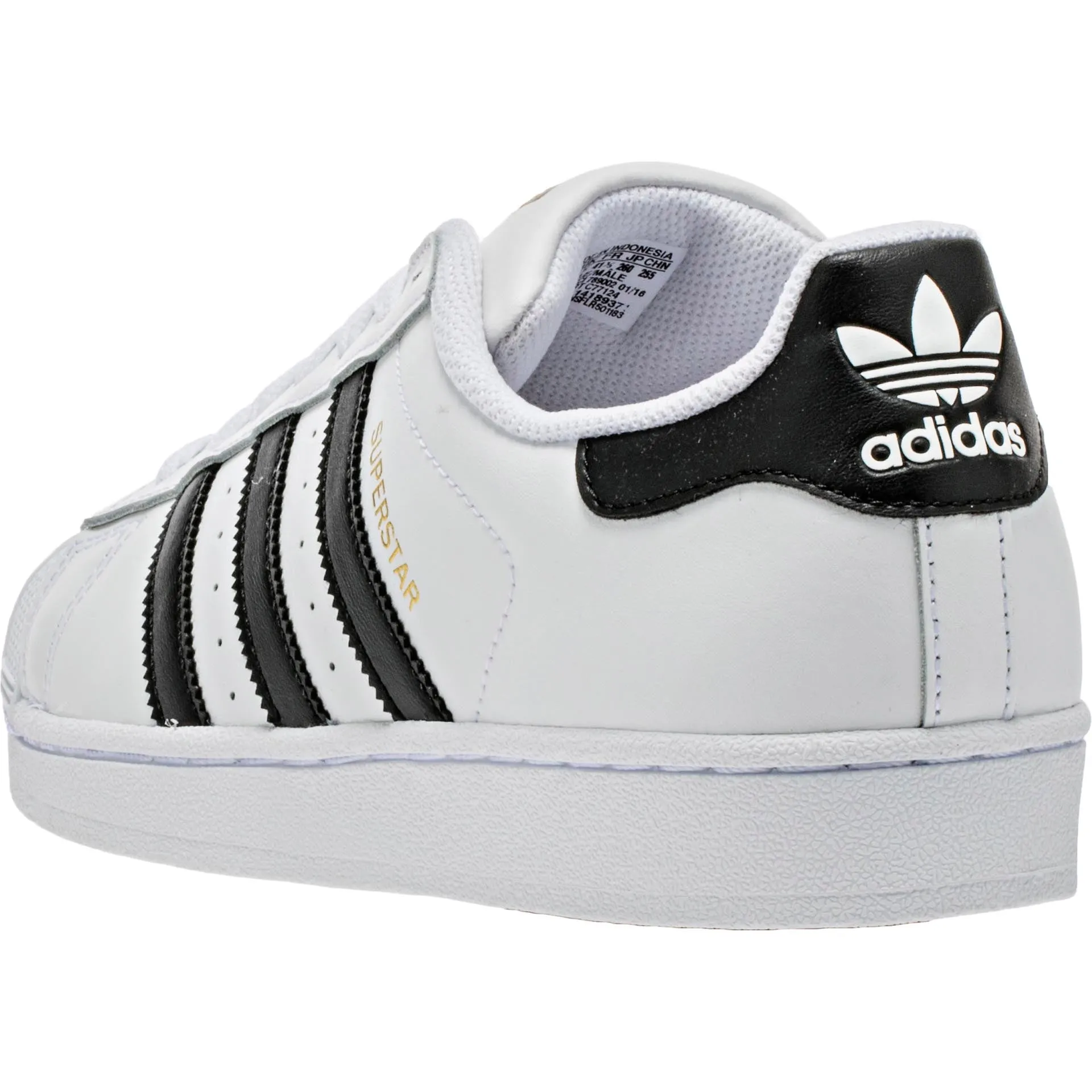 Chaussure de style de vie pour homme Superstar - Blanc/Noir
