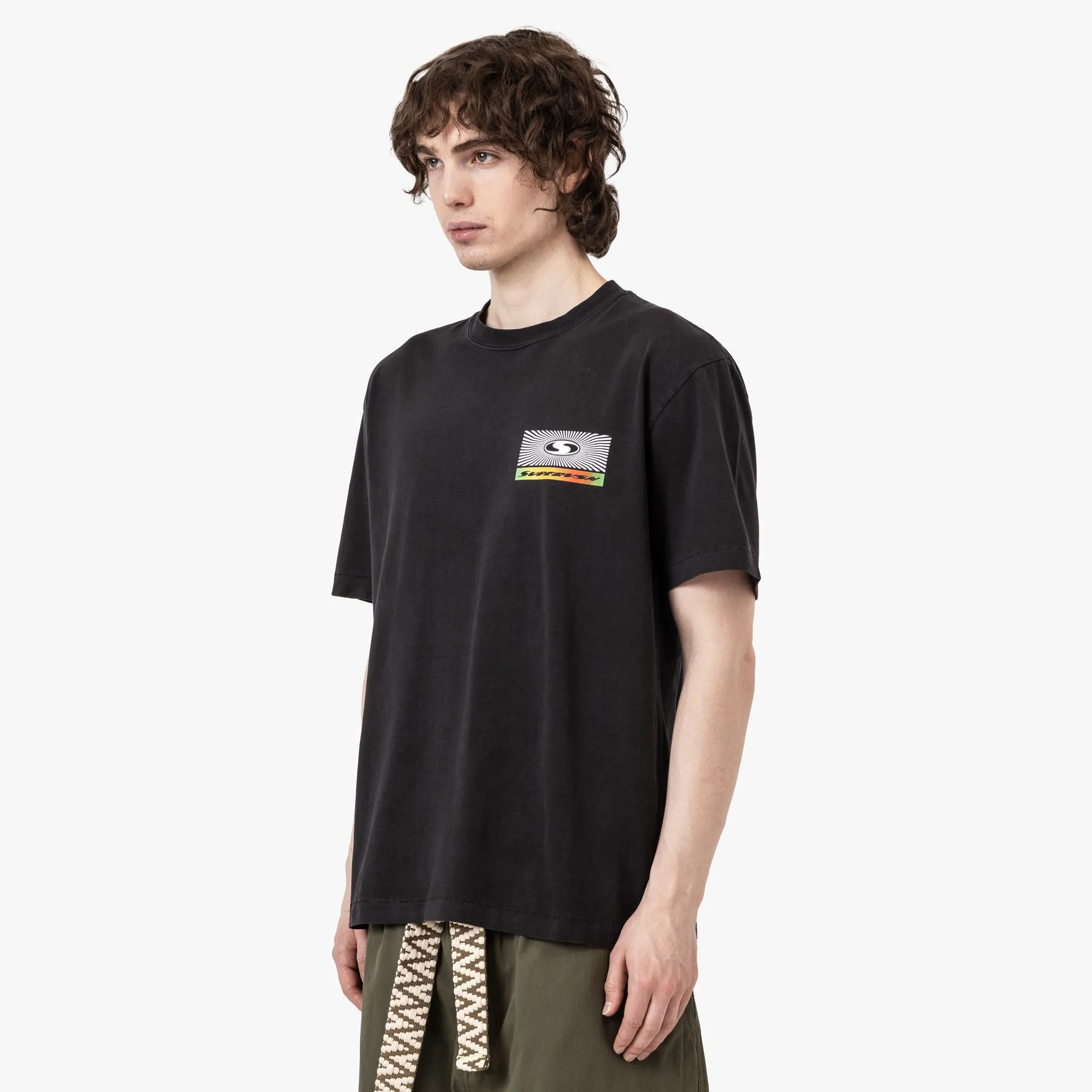T-shirt Supervsn Vibrate Higher / Noir Vintage
