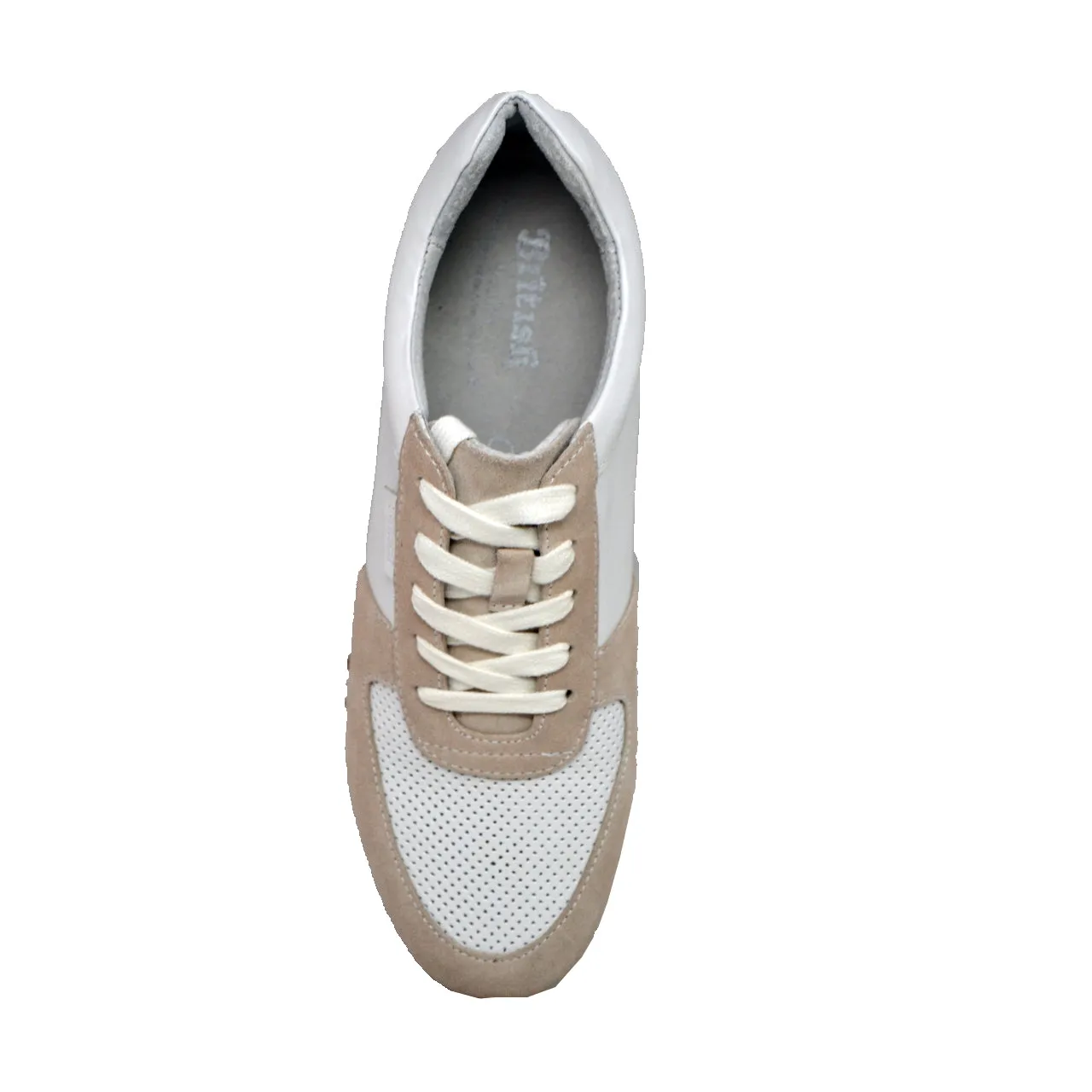 Surrey Bone & White Sneakers - Chaussures élégantes et confortables pour tous les jours