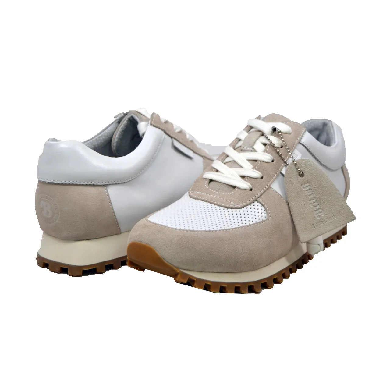 Surrey Bone & White Sneakers - Chaussures élégantes et confortables pour tous les jours