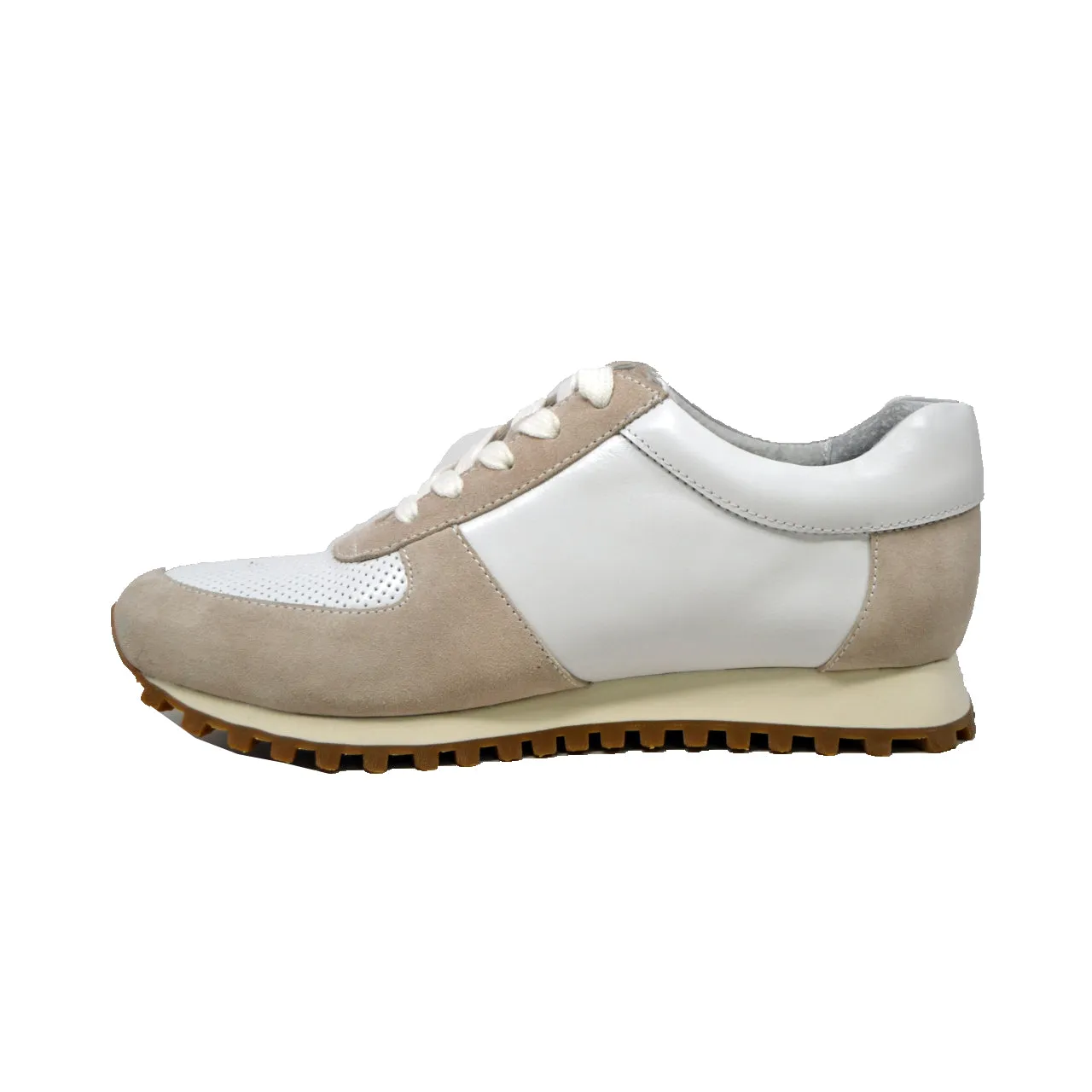 Surrey Bone & White Sneakers - Chaussures élégantes et confortables pour tous les jours