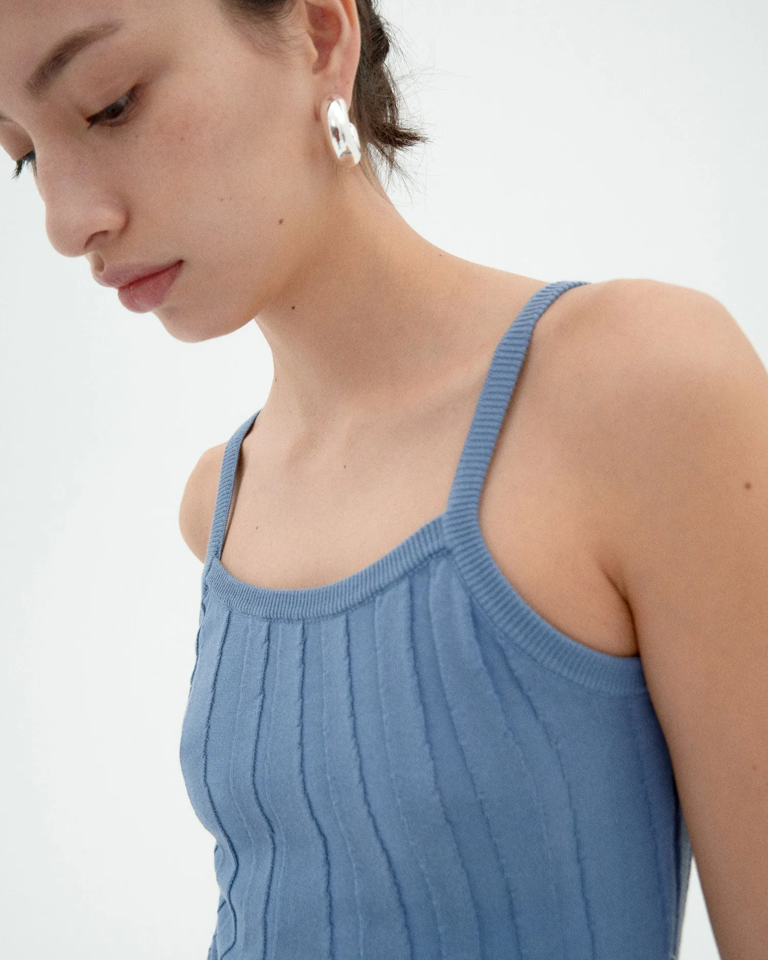 Tank Nadine Bleu Cobalt Clair