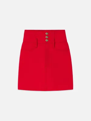 La Mini-Jupe Corset -- Rouge Herrera