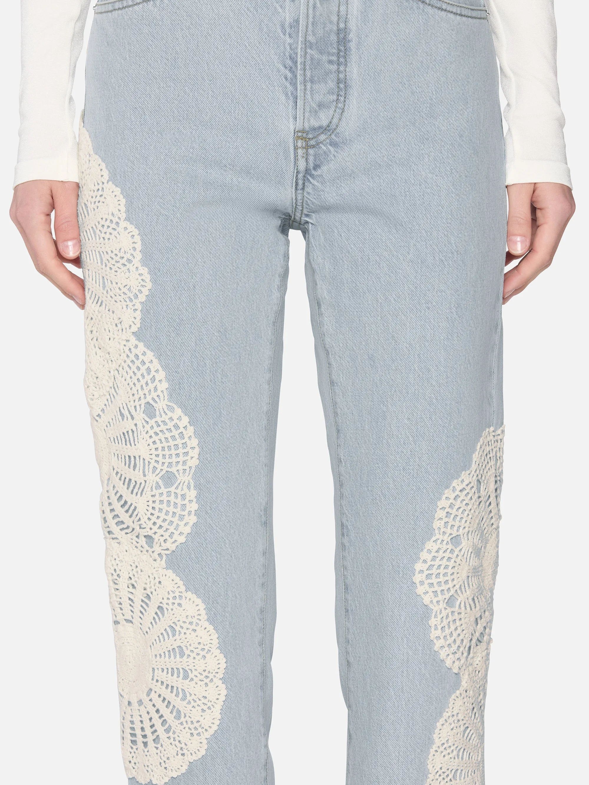 Le Crop Vertical au Crochet -- Wisp