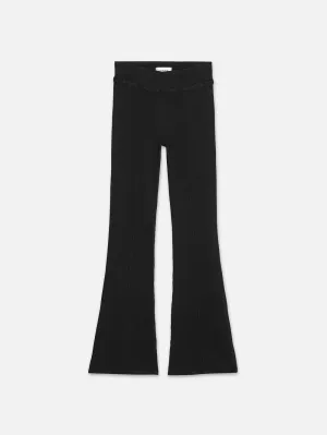 Le Jetset Flare Pintuck -- Noir Brillant