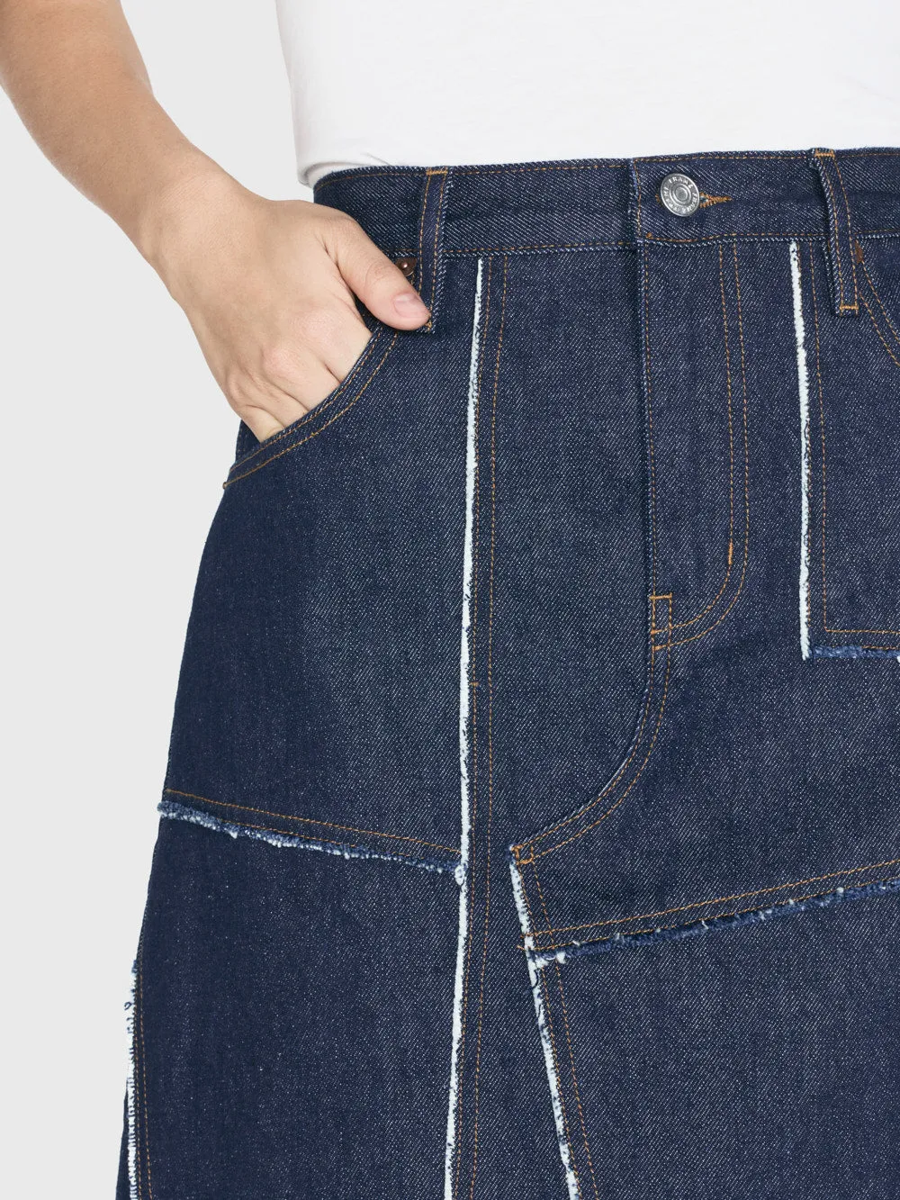 La jupe midi patchwork -- Hemlock