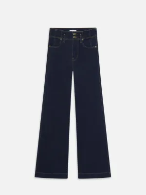 Le Pantalon Large à Coutures -- Lavage