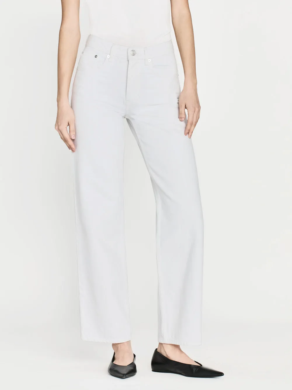 Le Slouchy Straight -- Blanc