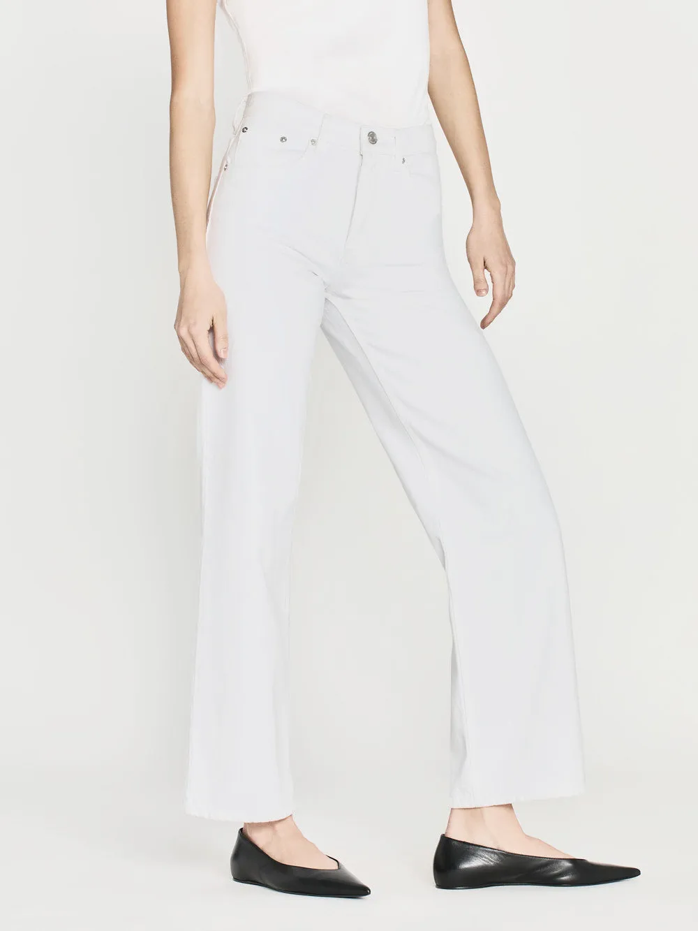 Le Slouchy Straight -- Blanc