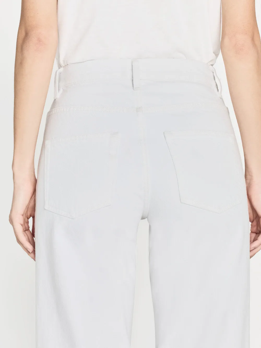 Le Slouchy Straight -- Blanc