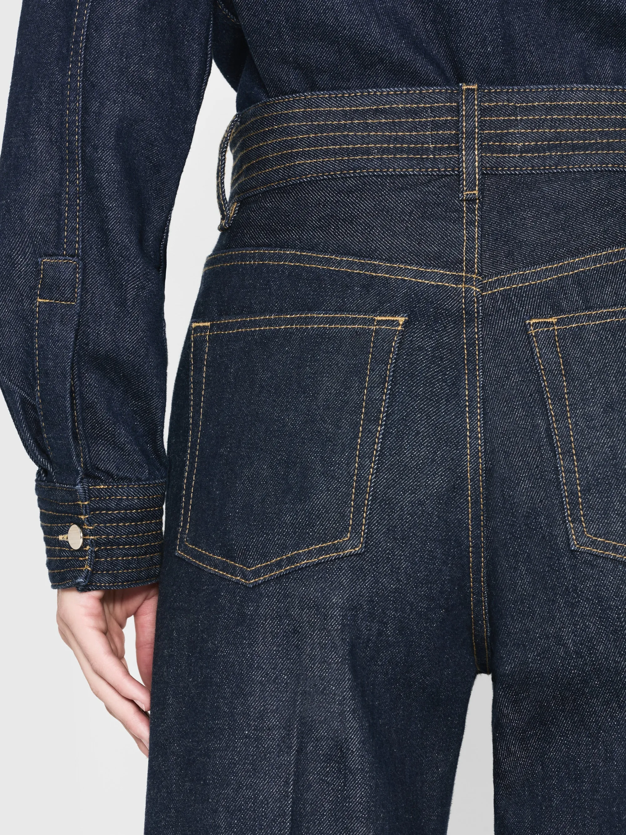 Pantalon Trapunto -- Rinçage