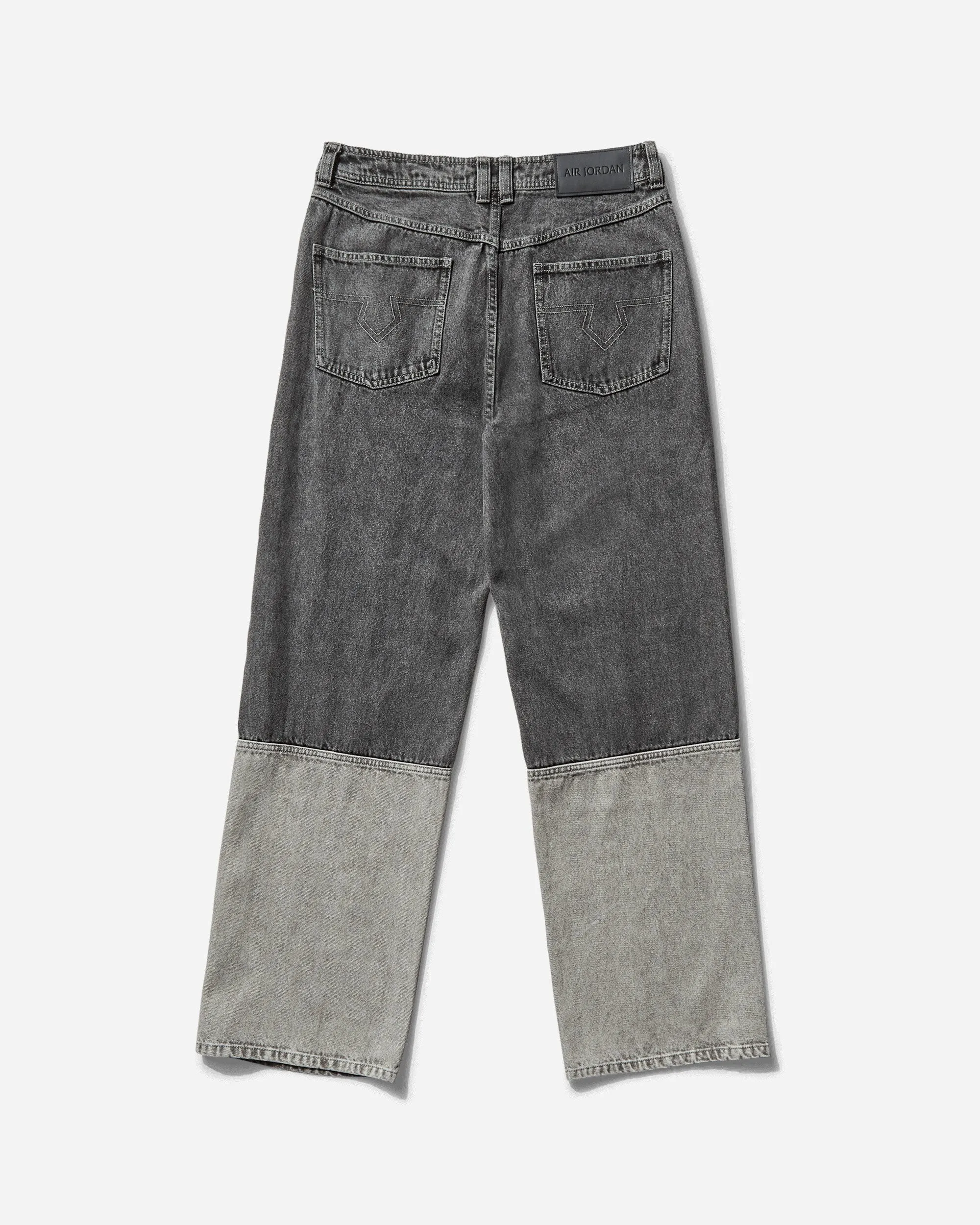 Pantalon en denim Air Jordan pour femme Noir / Gris métallisé plat