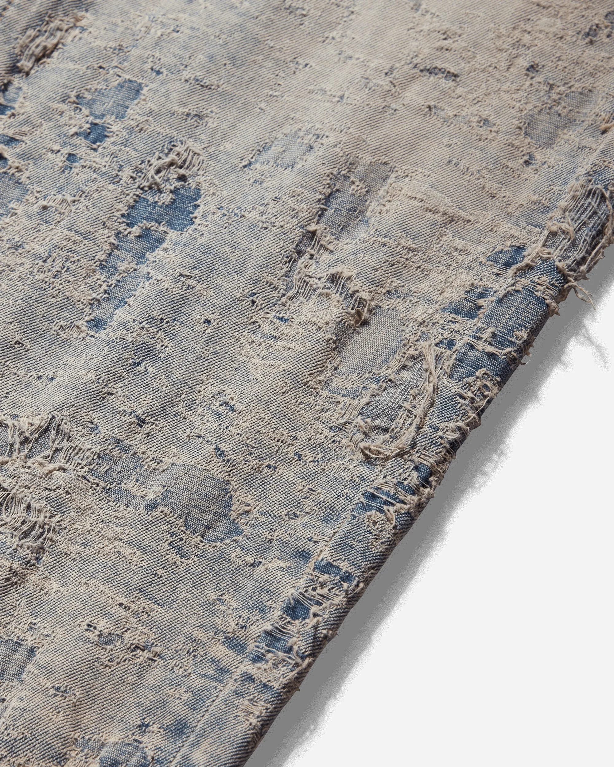 Pantalon droit en denim délavé D-Arker pour femme - Bleu