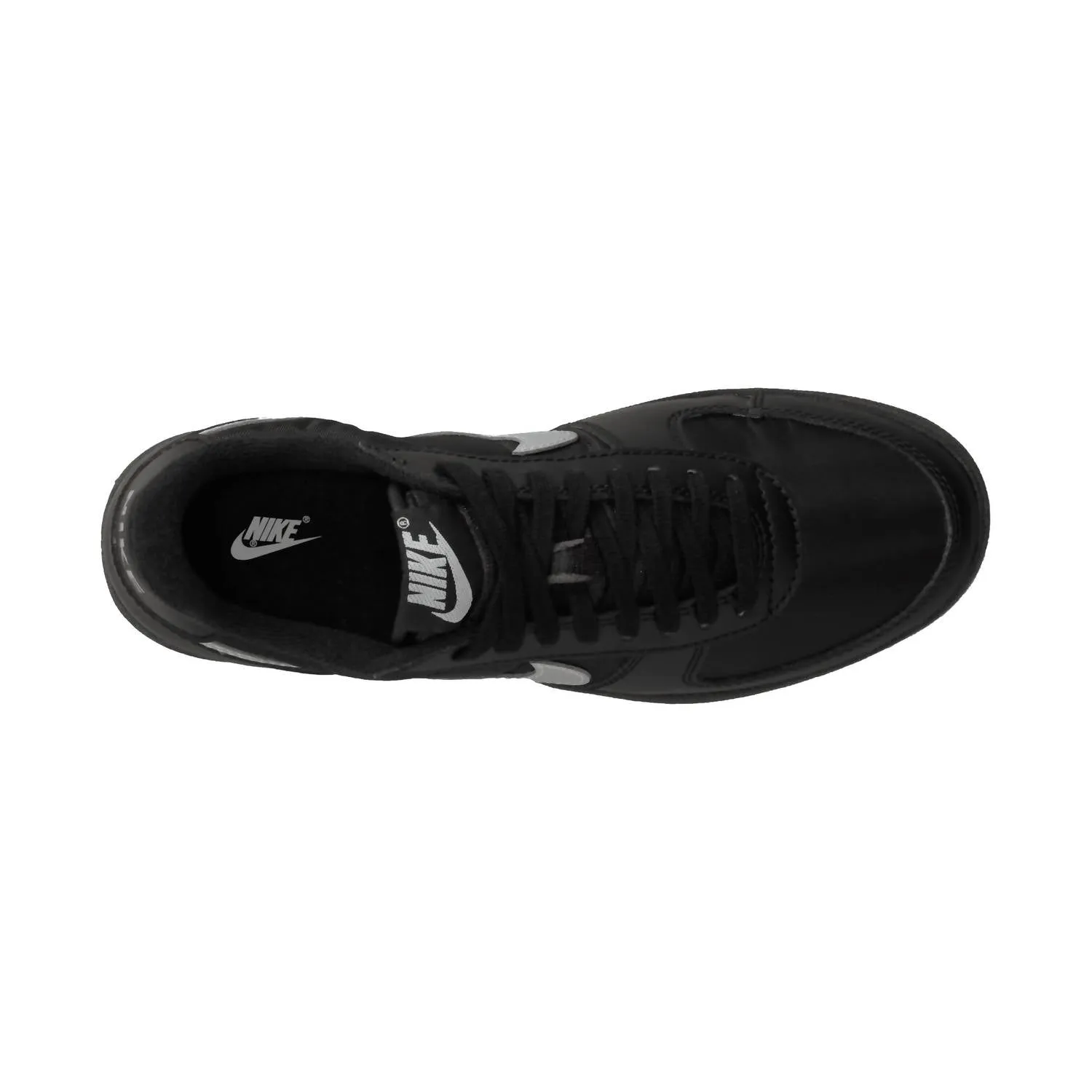Baskets Générales pour Femme en Noir/Argent Métallique-Blanc