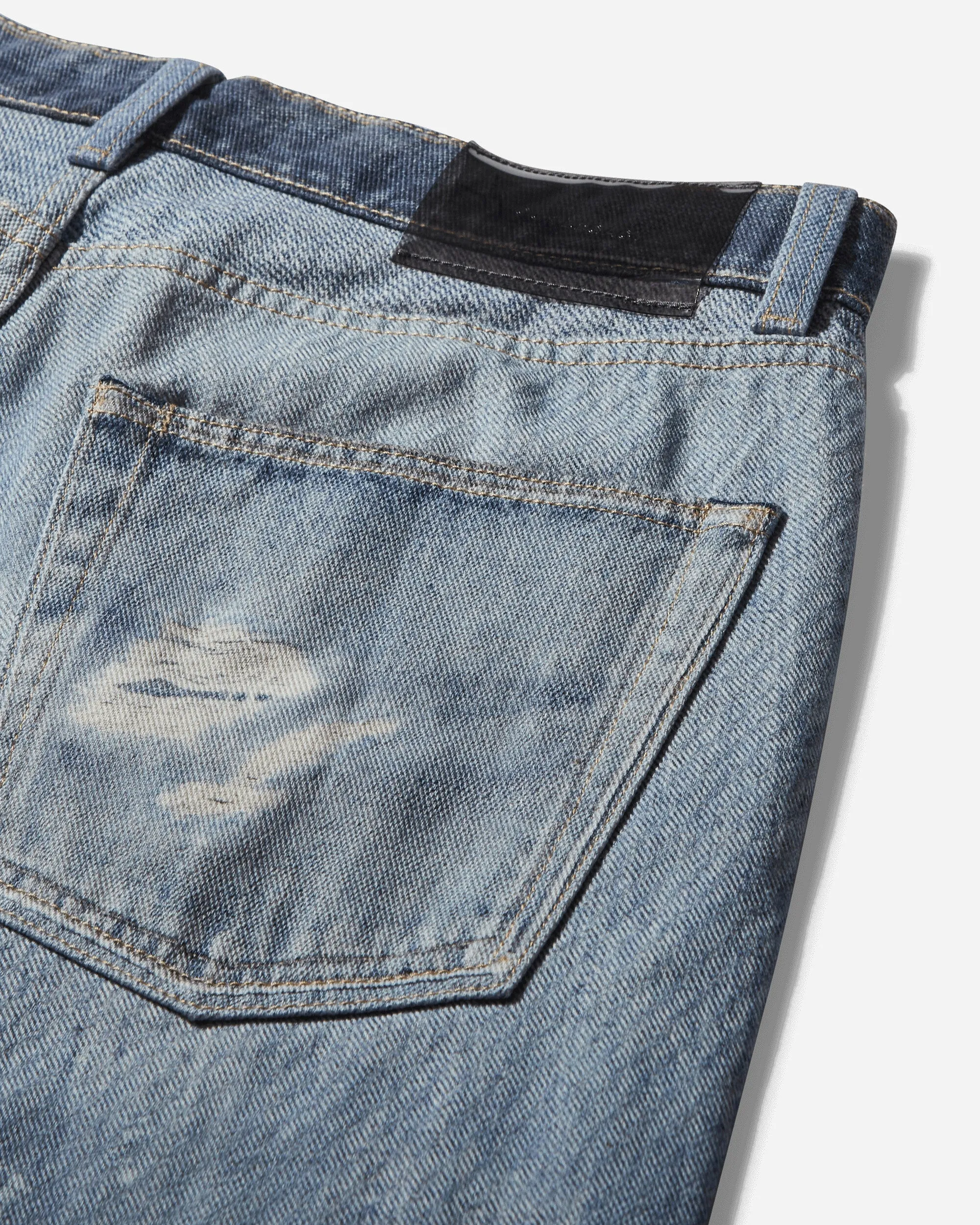 Jeans Femme Coupe Regular Imprimé Denim Numérique