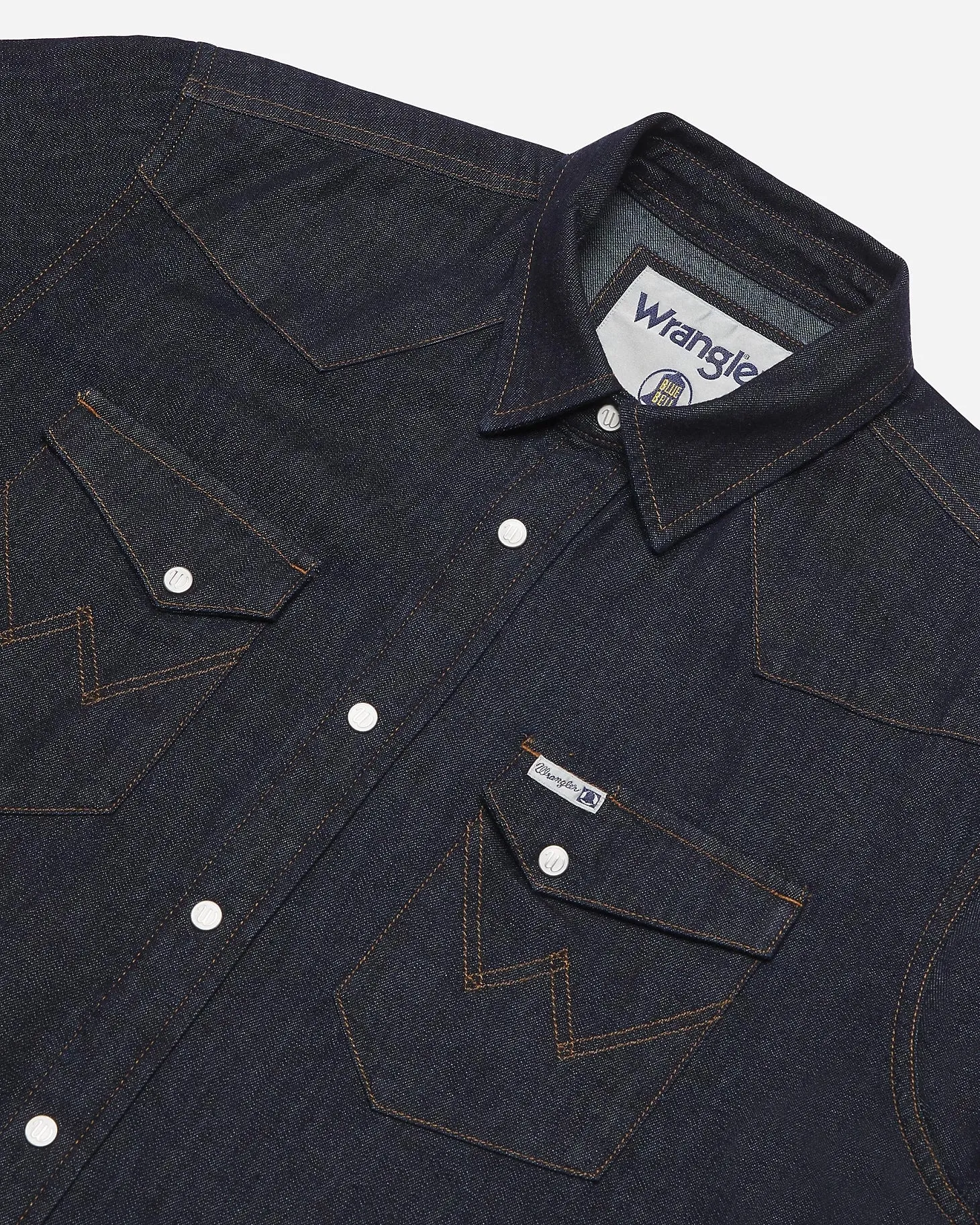 Chemise Wrangler Blue Bell à 2 poches en rinçage