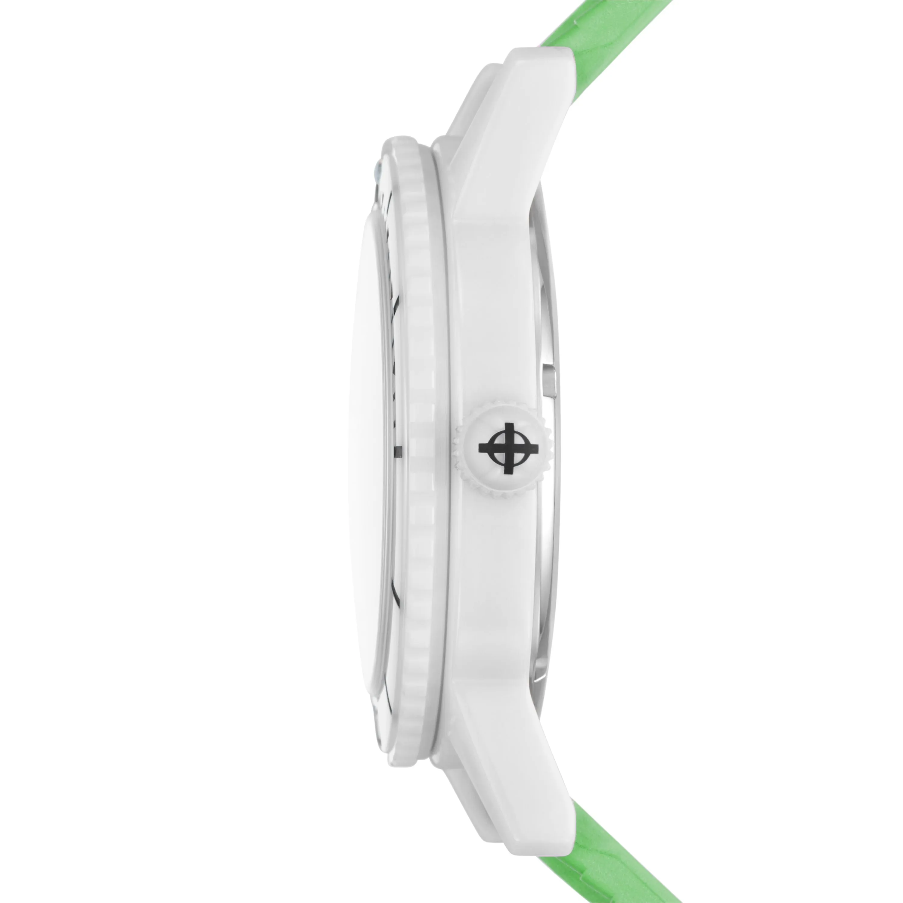 Zodiac Unisex Super Sea Wolf Compression Automatique, Montre en Céramique Blanche chaussures ecco